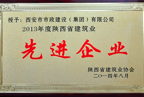 陕西省修建协会先进企业